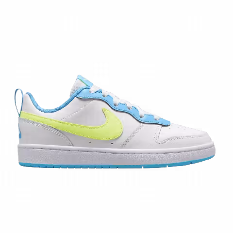 Nike Court Borough Low 2 GS 'White Baltic Blue Volt'