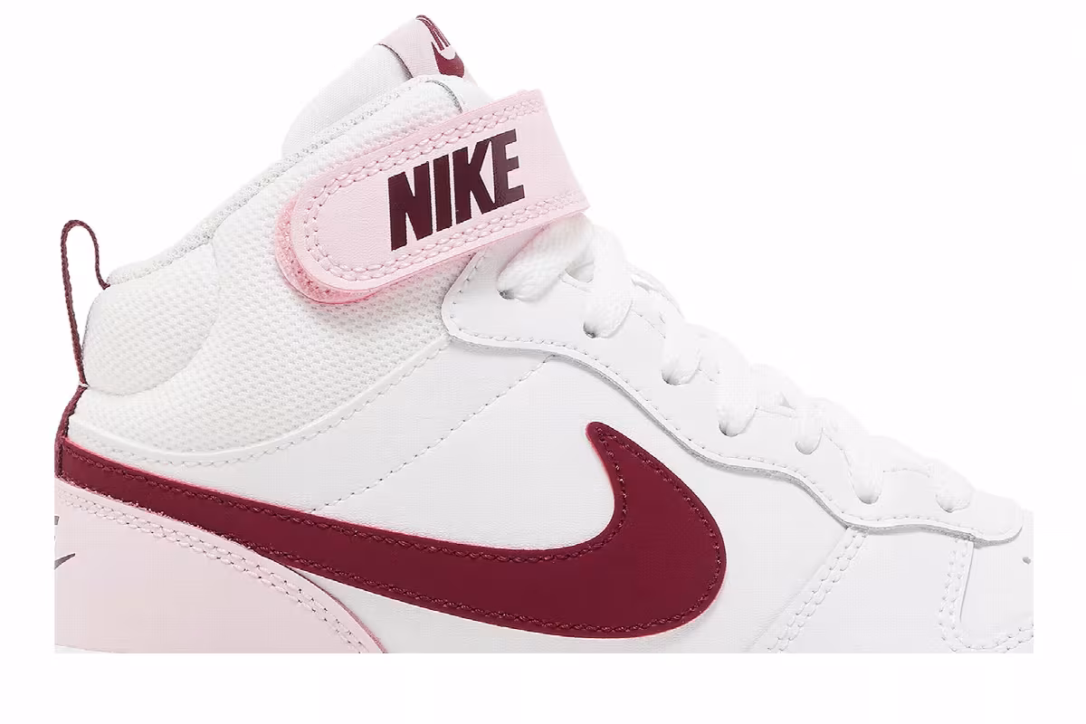 Nike Court Borough Mid 2 GS Pink Foam, view 3