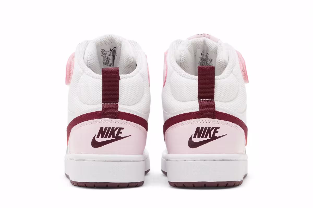 Nike Court Borough Mid 2 GS Pink Foam, view 7