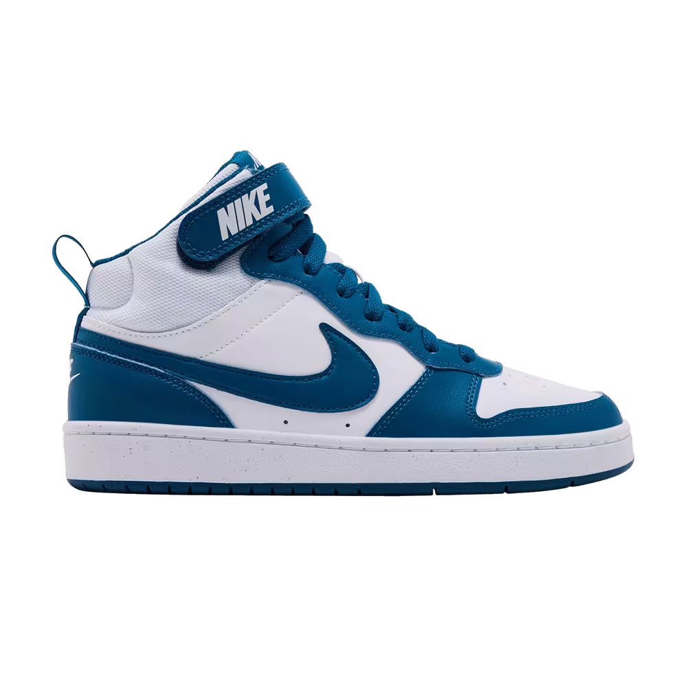 Nike Court Borough Mid 2 GS White Marina