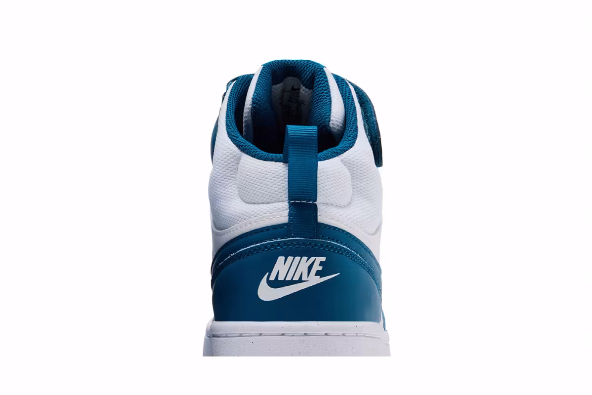 Nike Court Borough Mid 2 GS White Marina, view 8
