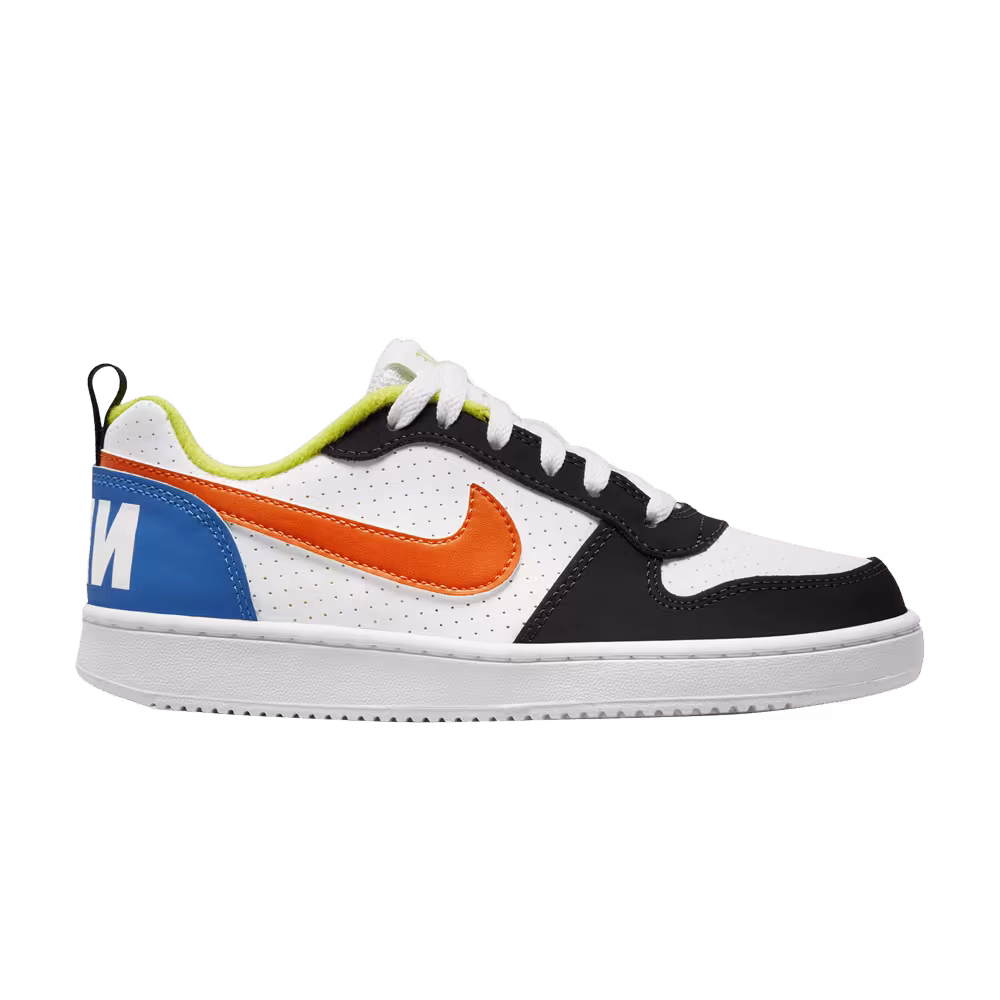 Nike Court Borough Low GS Black Orange Blue