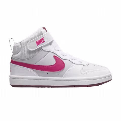 Nike Court Borough Mid 2 PS 'Pure Platinum Pink Prime'