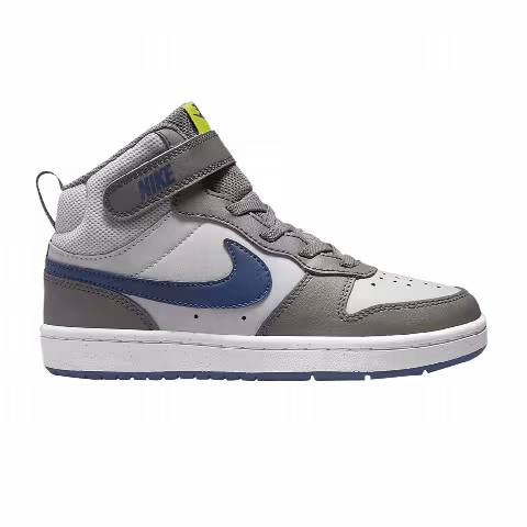 Nike Court Borough Mid 2 PS 'Grey Fog Mystic Navy'