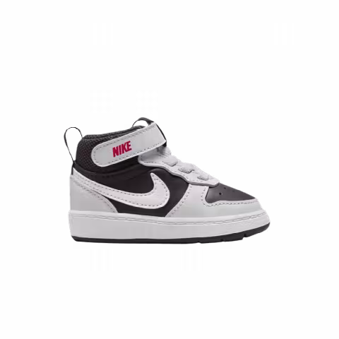 Nike Court Borough Mid 2 TD 'Medium Ash Siren Red'