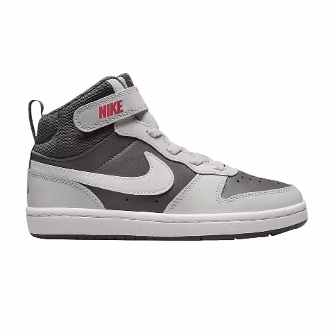 Nike Court Borough Mid 2 PS 'Medium Ash Light Silver'