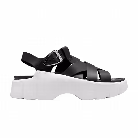 Wmns Air Jordan Willow Sandal 'Black White Metallic Silver'
