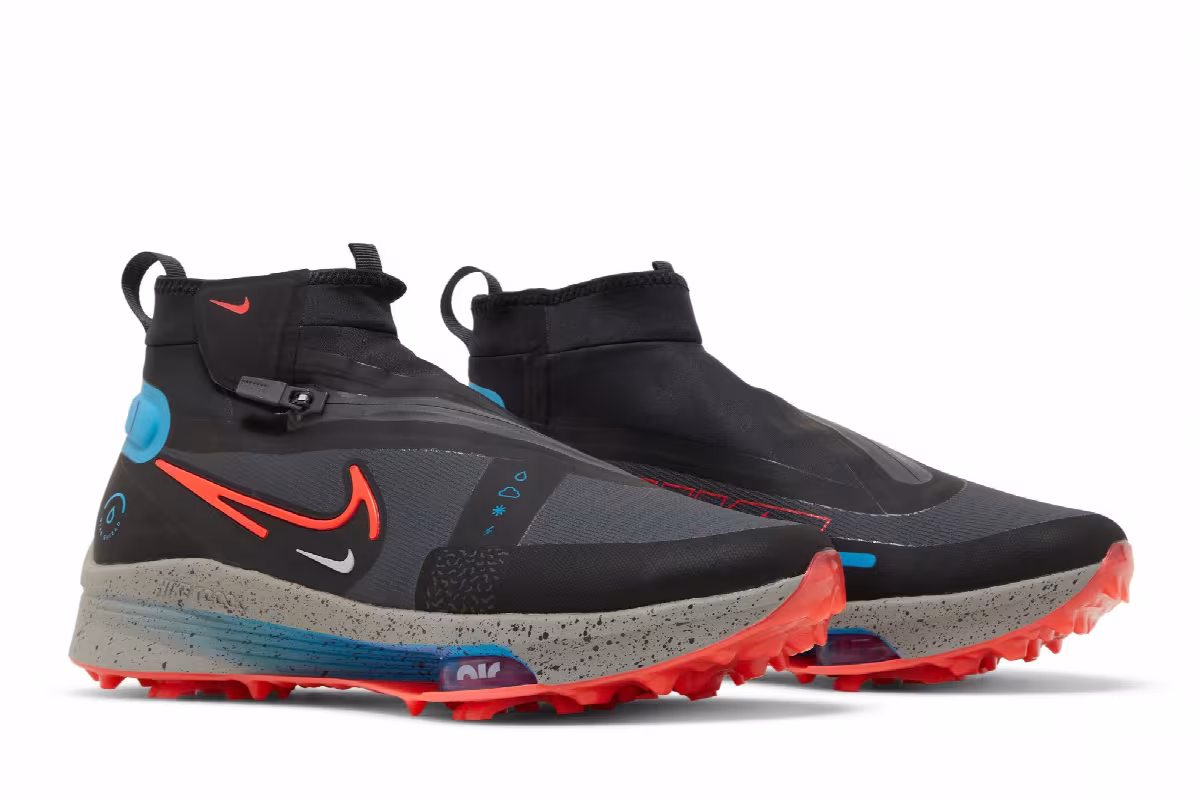 Nike Air Zoom Infinity Tour 2 Shield Anthracite Bright Crimson, view 9