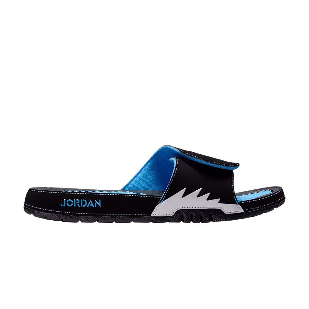Air Jordan Hydro 5 Slide Black White University Blue