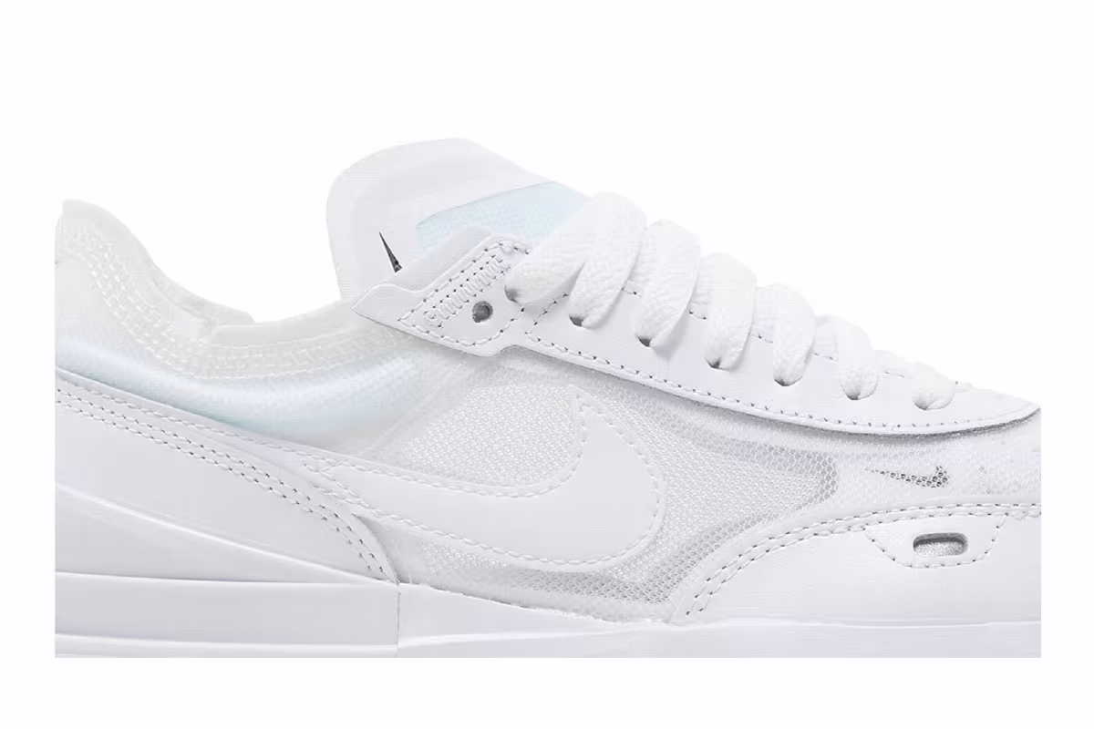 Nike Women's Waffle One White Black, view 3