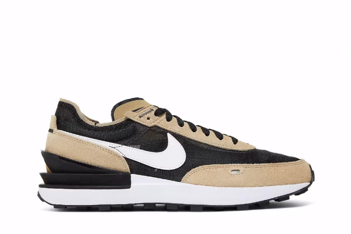 Nike Waffle One Black Khaki, view 2