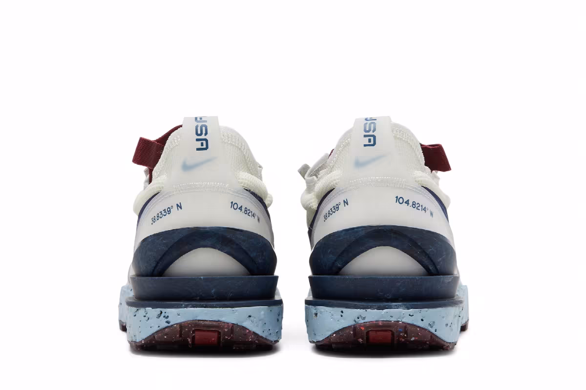 Nike Waffle One Crater Summit White Blue Void, view 7