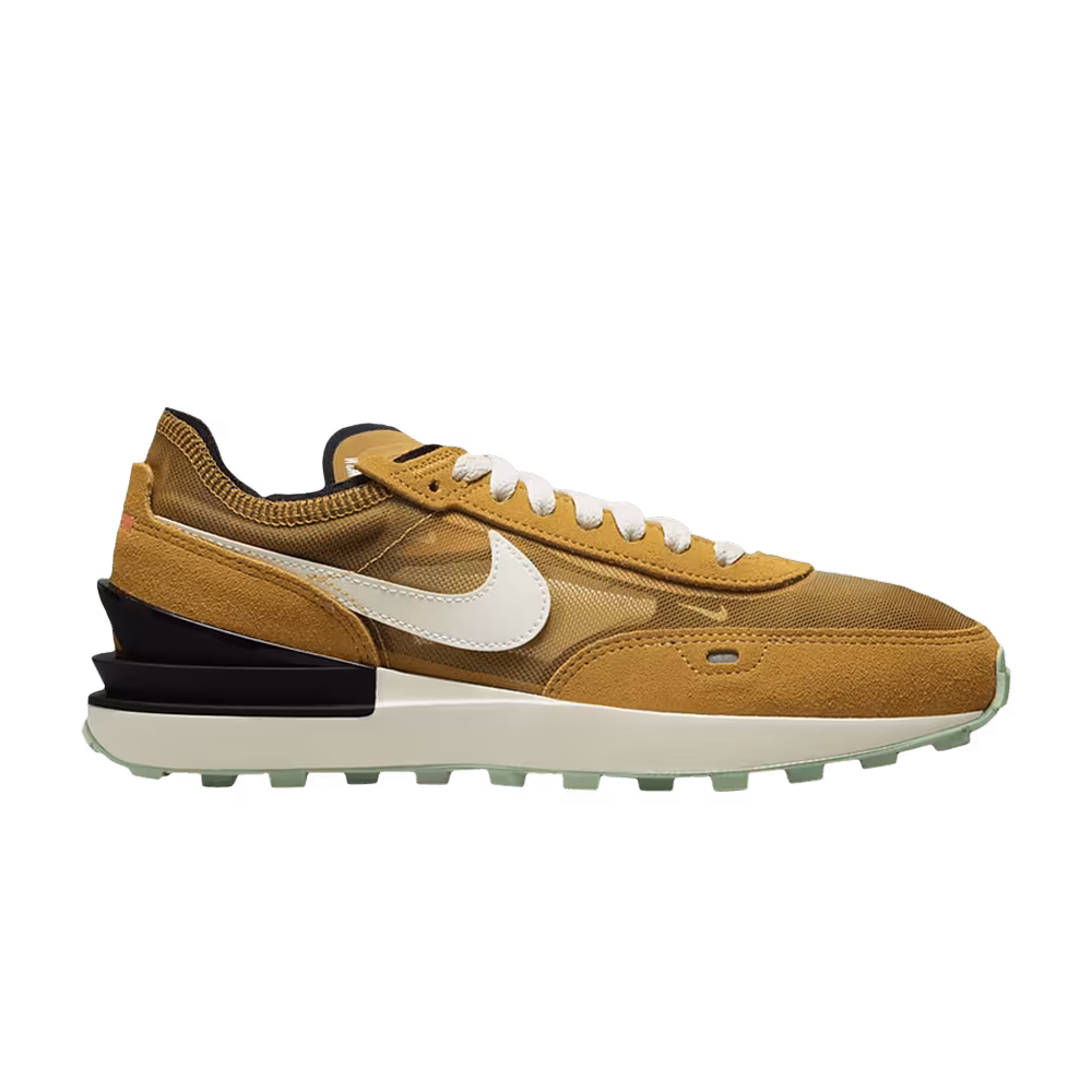 Nike Women's Waffle One Gold Suede Phantom