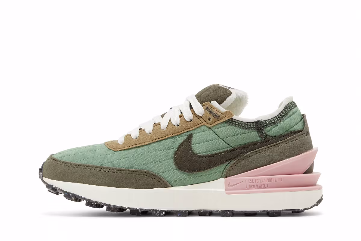 Nike Women's Waffle One NN Toasty - Oil Green, view 4
