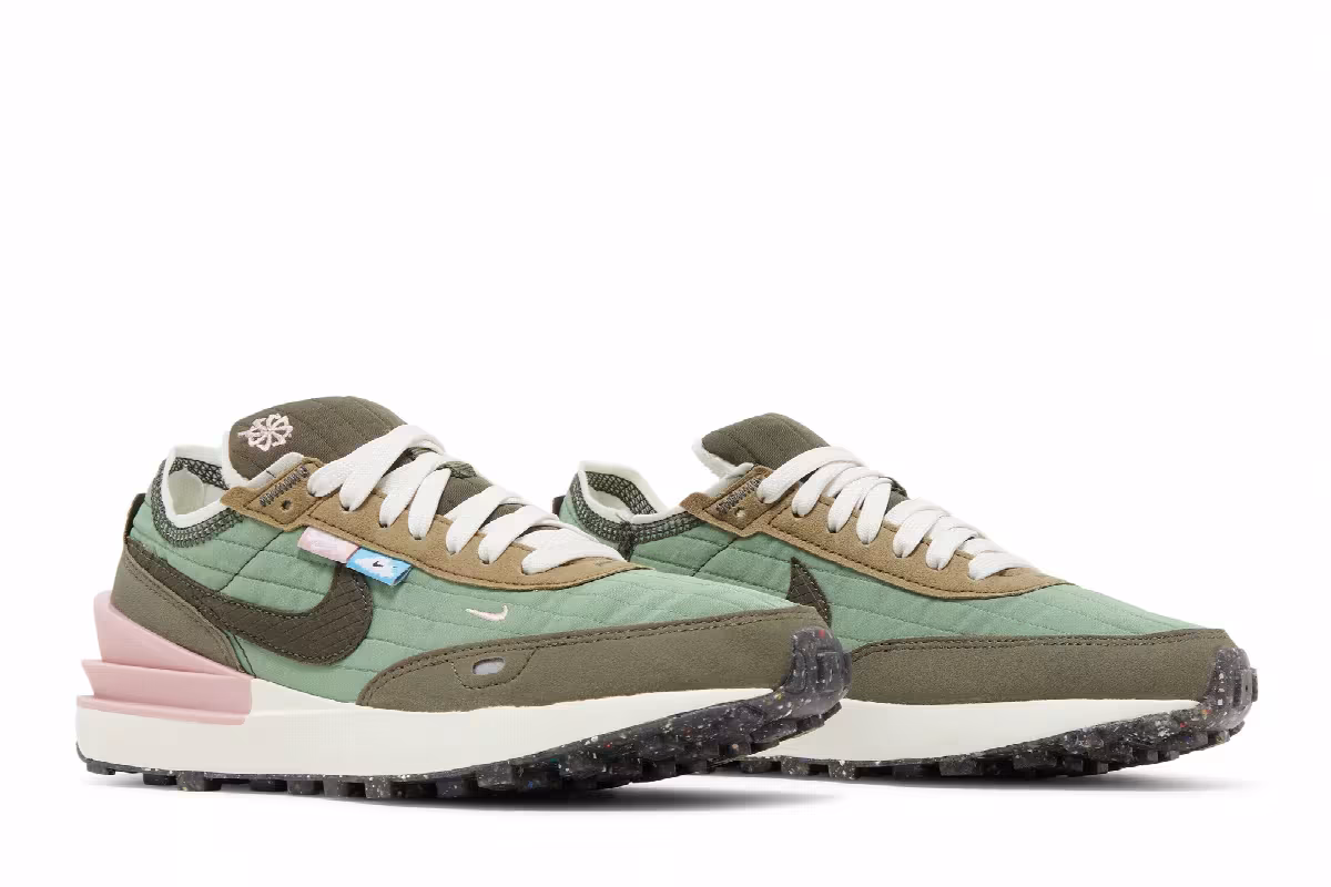 Nike Women's Waffle One NN Toasty - Oil Green, view 9