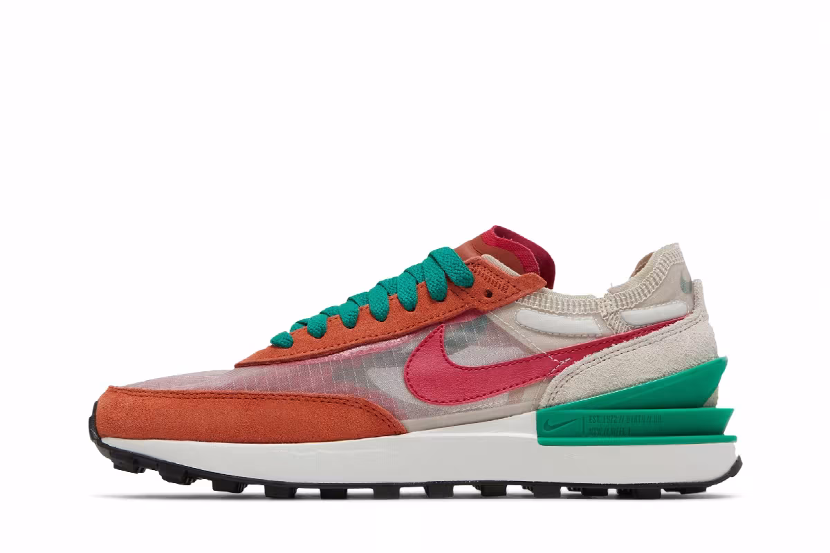 Nike Women's Waffle One Burnt Sunrise Mystic Hibiscus, view 4