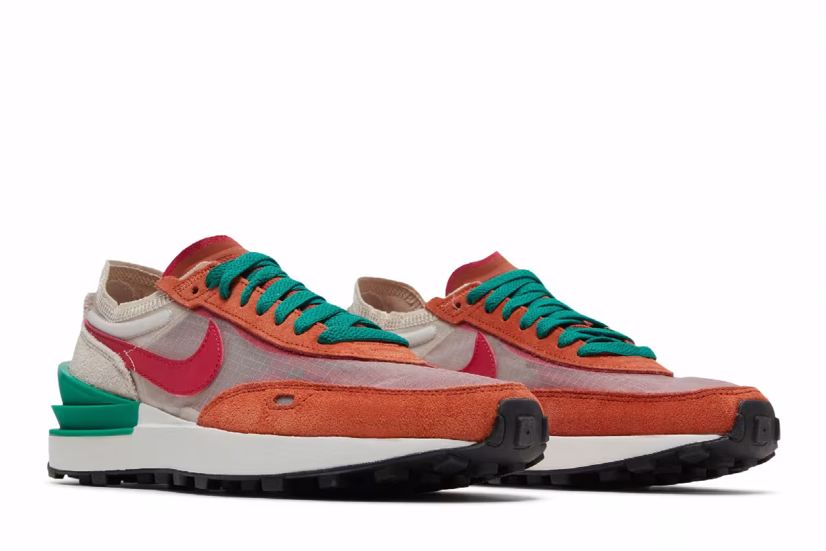 Nike Women's Waffle One Burnt Sunrise Mystic Hibiscus, view 9