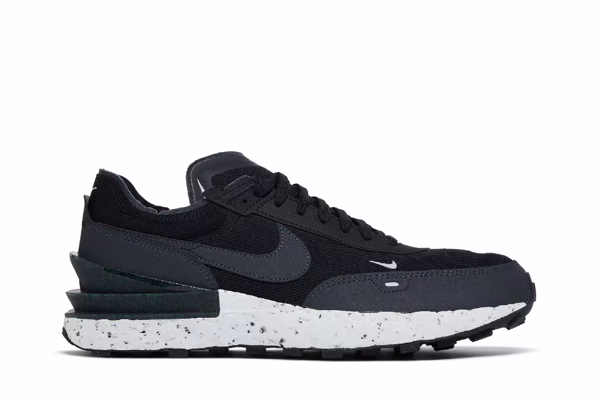 Nike Waffle One Crater Black Anthracite, view 2