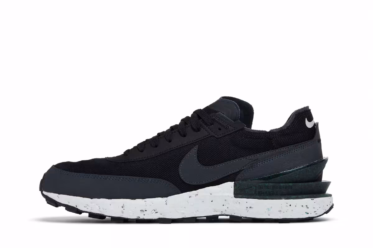 Nike Waffle One Crater Black Anthracite, view 4