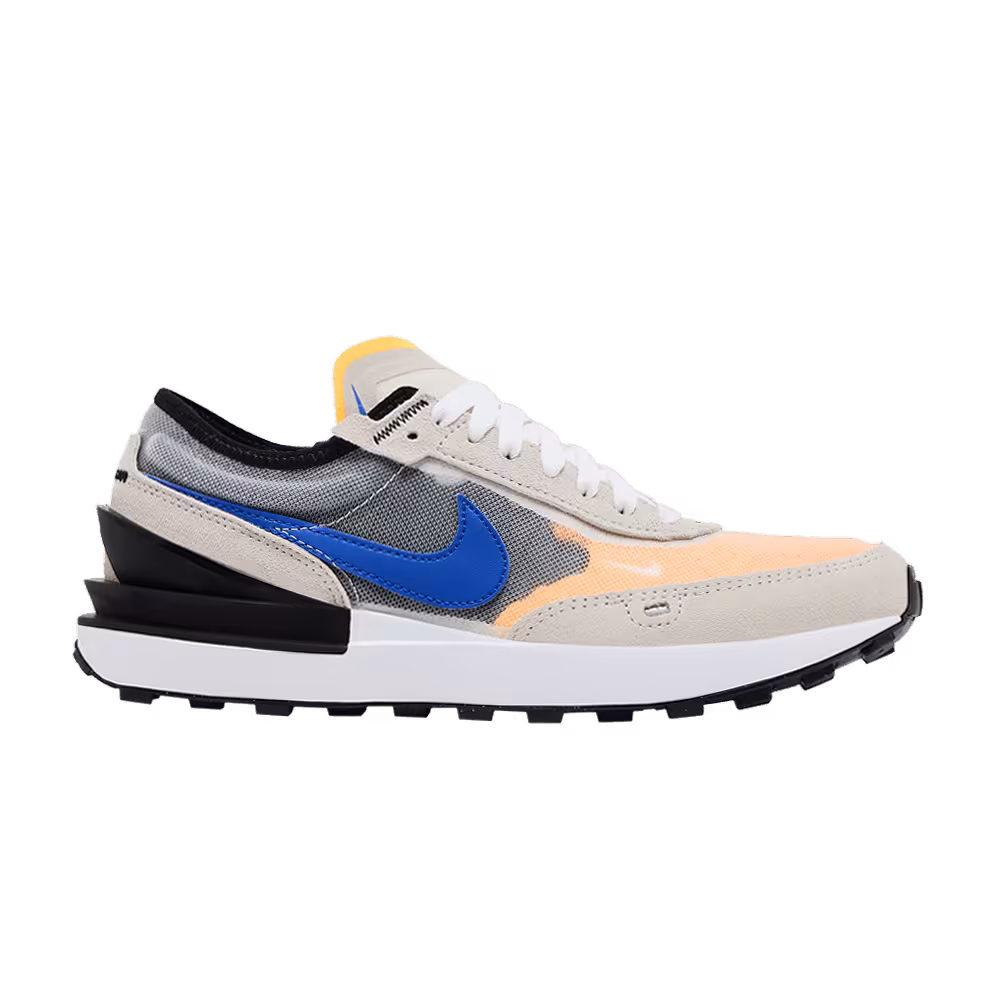 Nike Waffle One GS Light Bone Blue Orange
