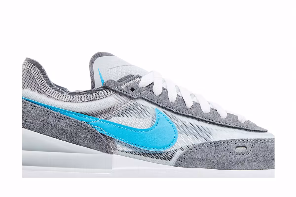 Nike Waffle One Cool Grey Blue Lightning, view 3