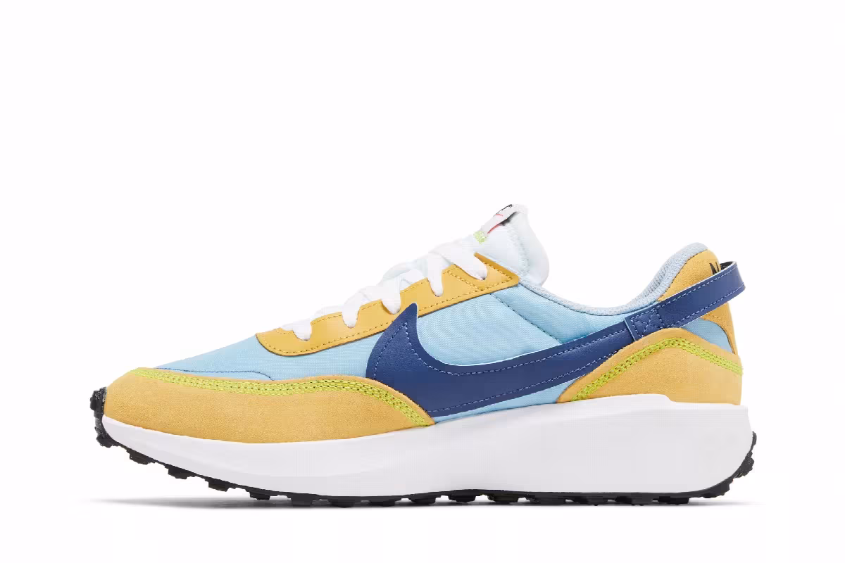 Nike Waffle One Blue Sanded Gold, view 4