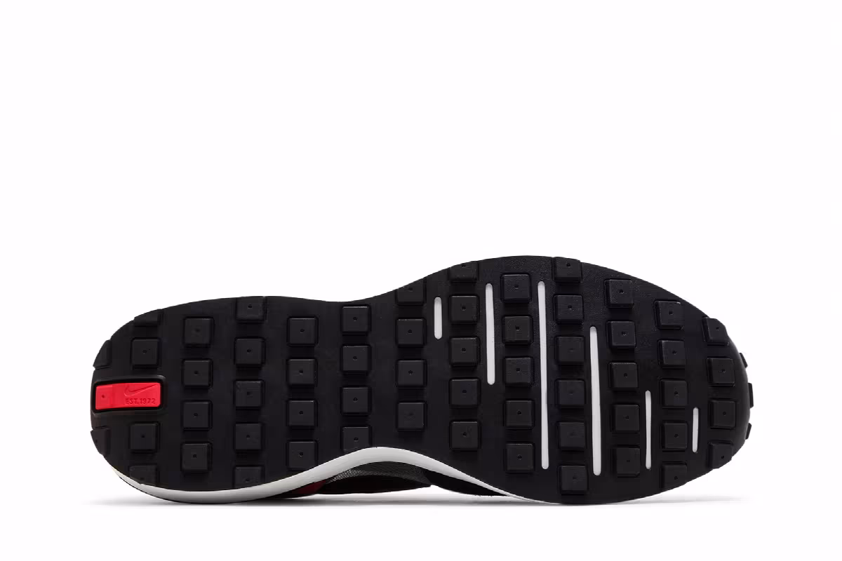 Nike Waffle One GS Flat Pewter Siren Red, view 5