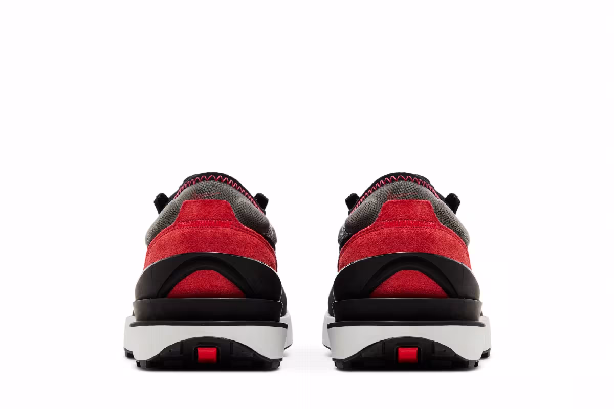 Nike Waffle One GS Flat Pewter Siren Red, view 7
