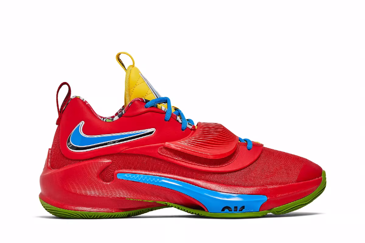 UNO x Nike Zoom Freak 3 NRG 50th Anniversary - Red, view 2