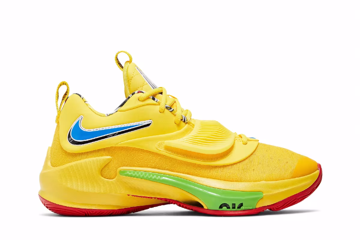 UNO x Nike Zoom Freak 3 NRG EP 50th Anniversary - Yellow, view 2