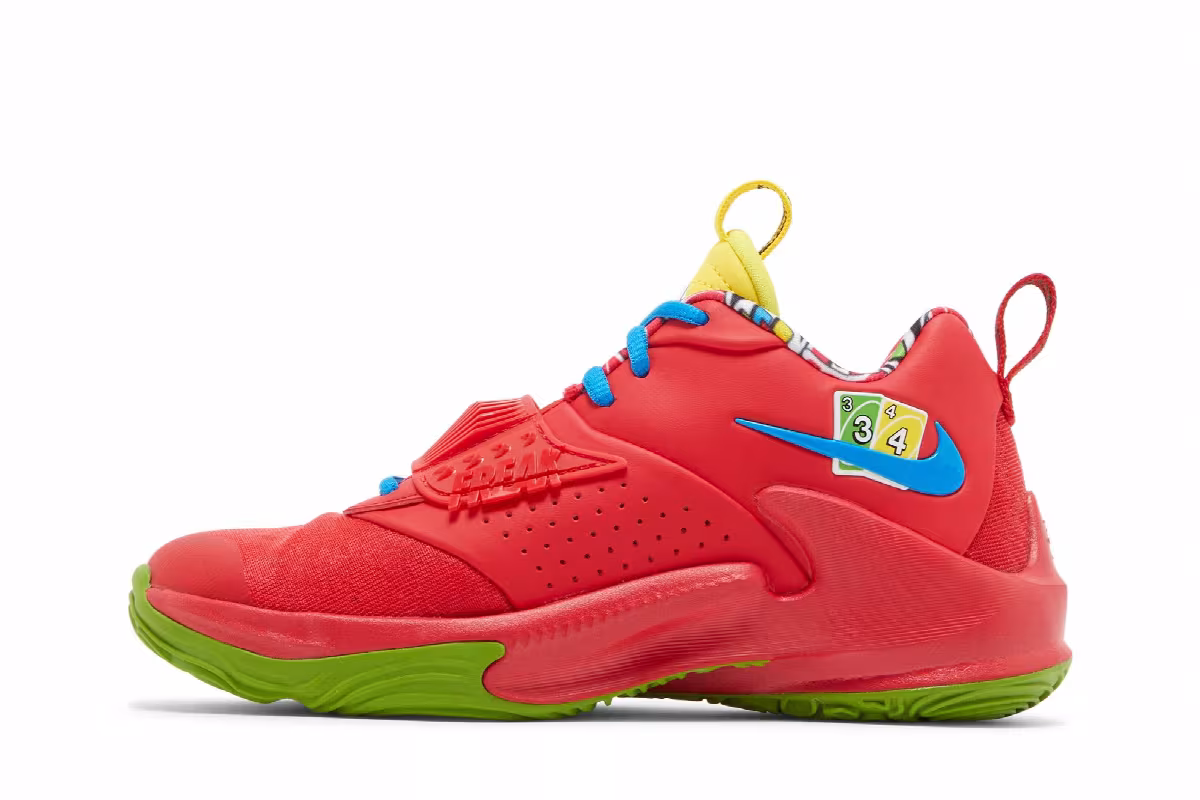 UNO x Nike Zoom Freak 3 SE GS 50th Anniversary - Red, view 4