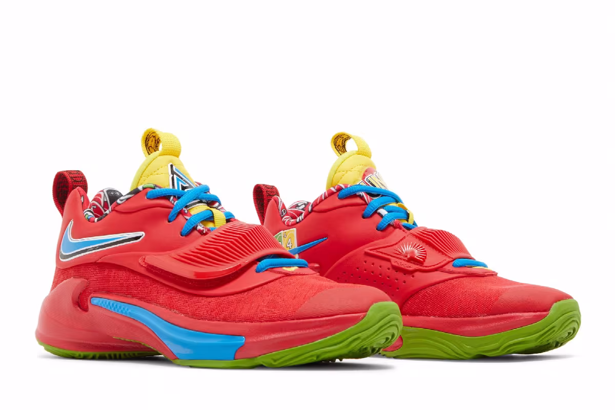 UNO x Nike Zoom Freak 3 SE GS 50th Anniversary - Red, view 9