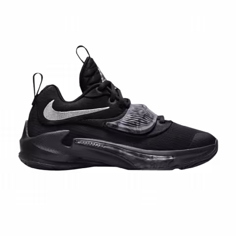 Nike Zoom Freak 3 GS 'Black Metallic Silver'