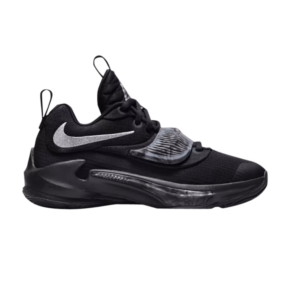 Nike Zoom Freak 3 GS Black Metallic Silver