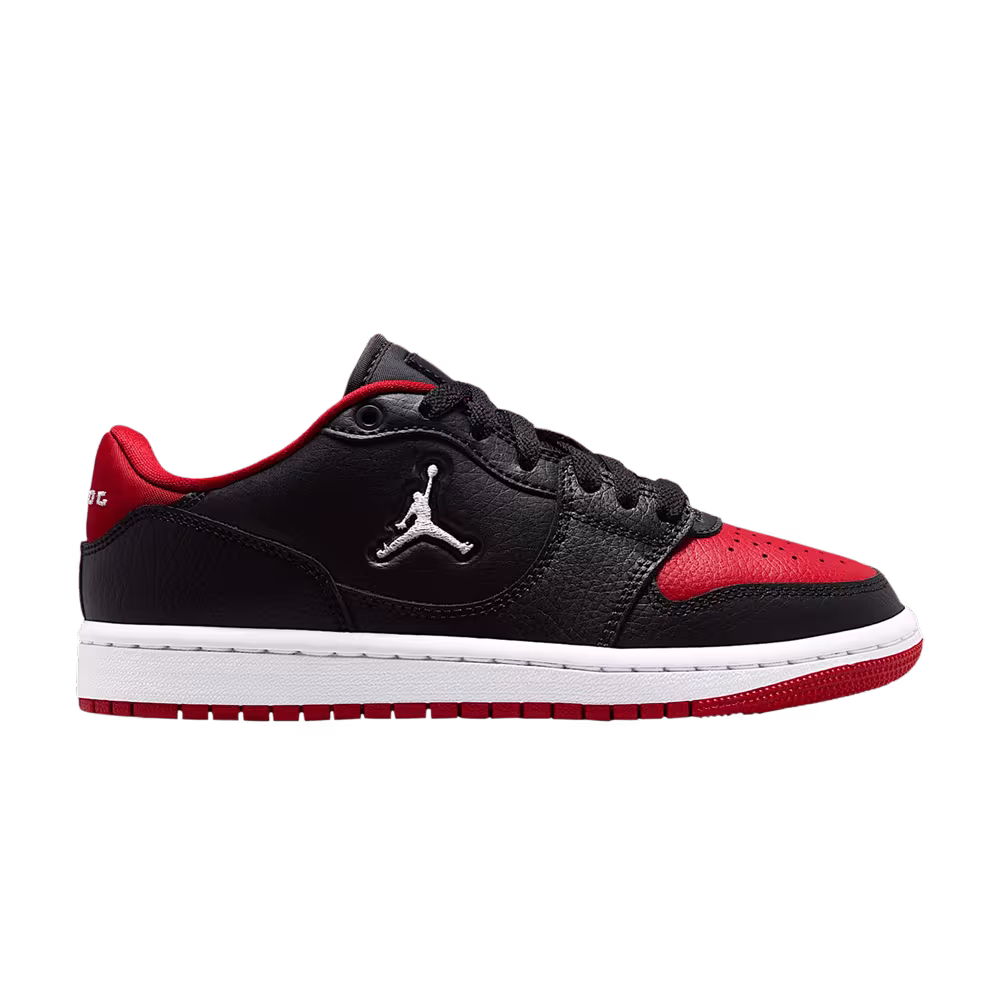 Air Jordan Court Connect Low GS Black Gym Red White