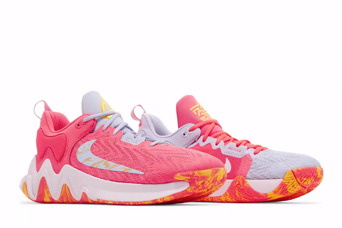 Nike Giannis Immortality 2 EP Hot Punch Mismatched, view 9