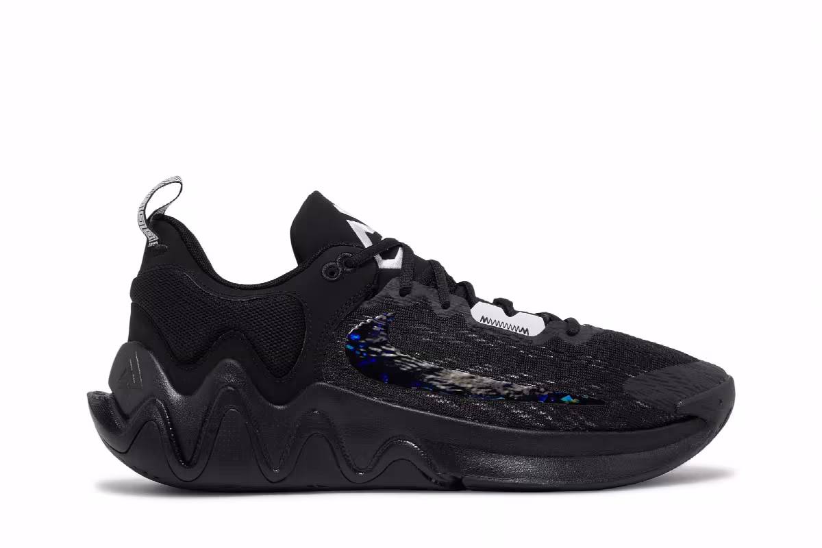 Nike Giannis Immortality 2 Black Holographic Swoosh, view 2
