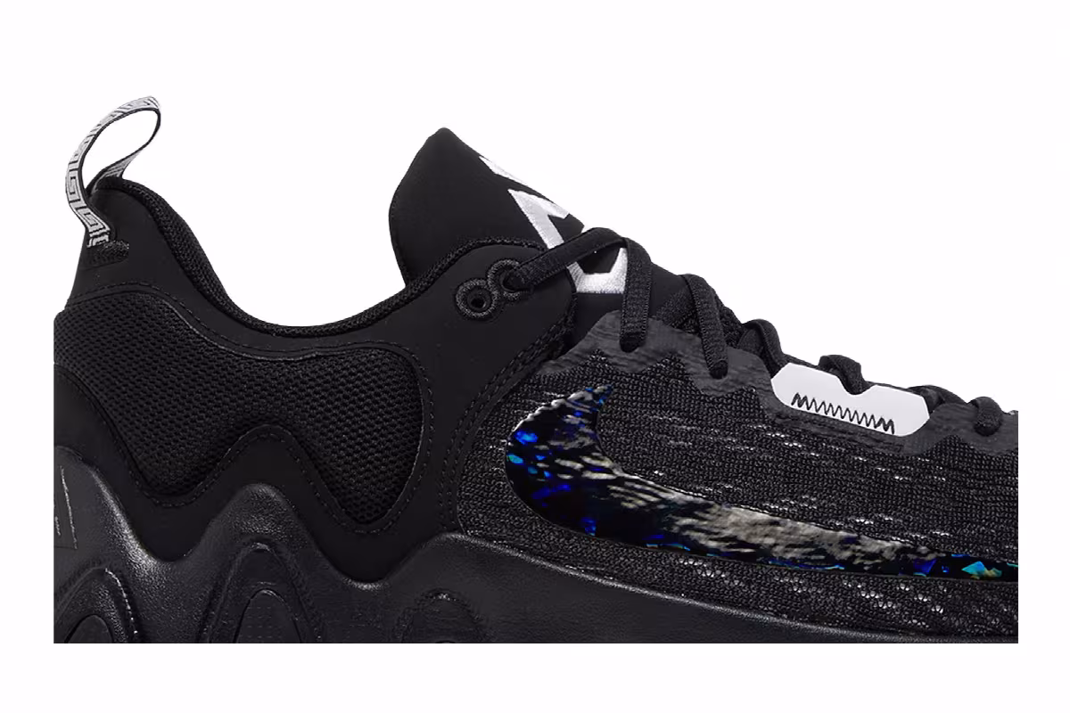 Nike Giannis Immortality 2 Black Holographic Swoosh, view 3