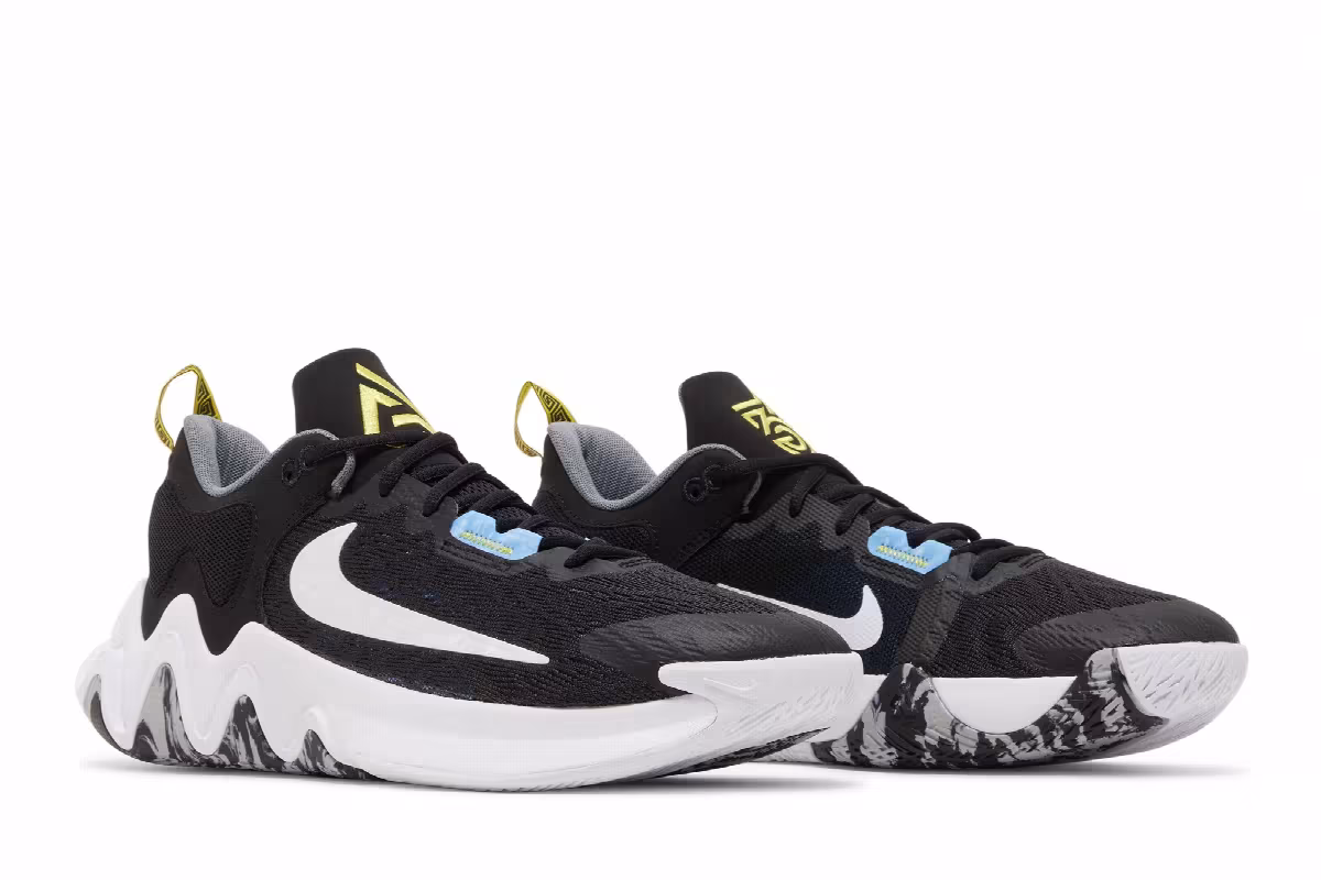 Nike Giannis Immortality 2 Black University Blue, view 9