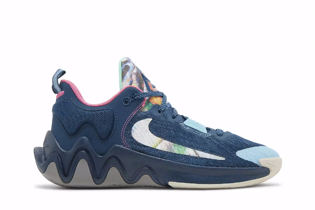 Nike Giannis Immortality 2 SE GS Floral, view 2