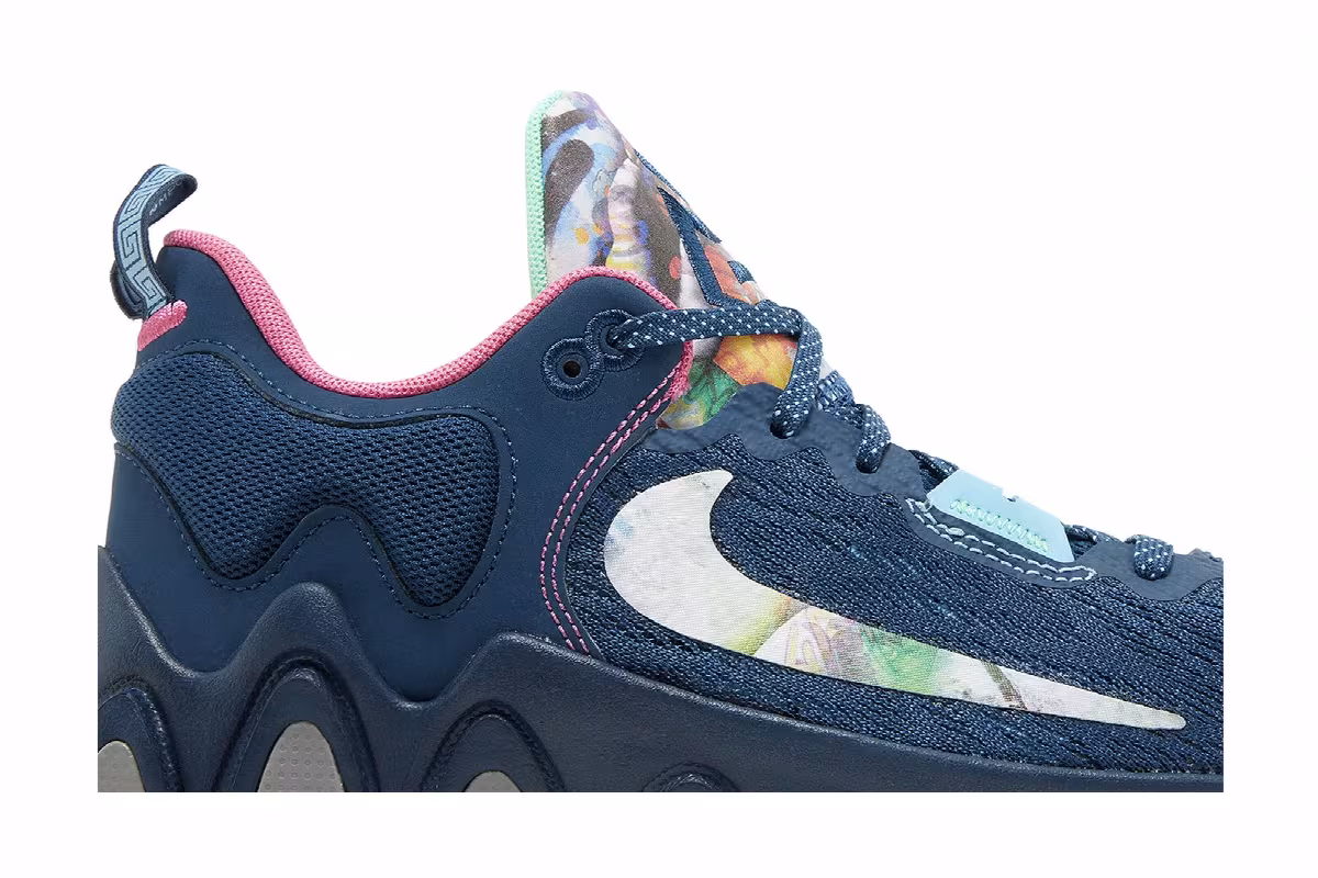 Nike Giannis Immortality 2 SE GS Floral, view 3