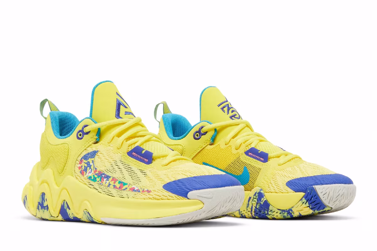 Nike Giannis Immortality 2 GS Yellow Strike Multi-Color, view 9