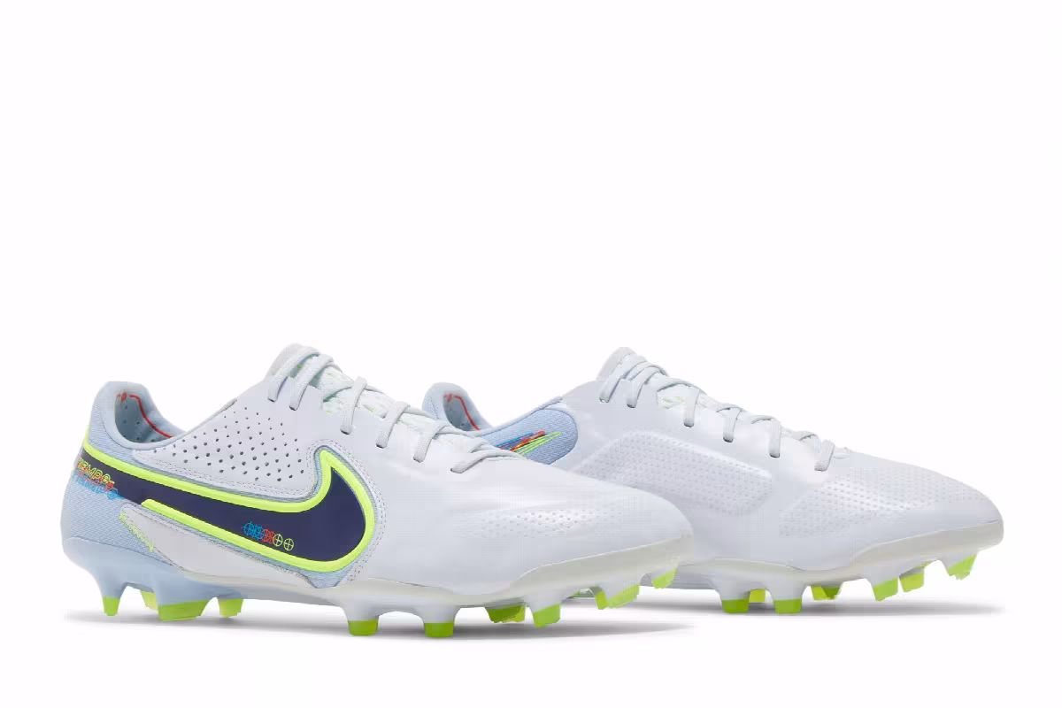 Nike Tiempo Legend 9 Elite FG Grey Blackened Blue, view 9