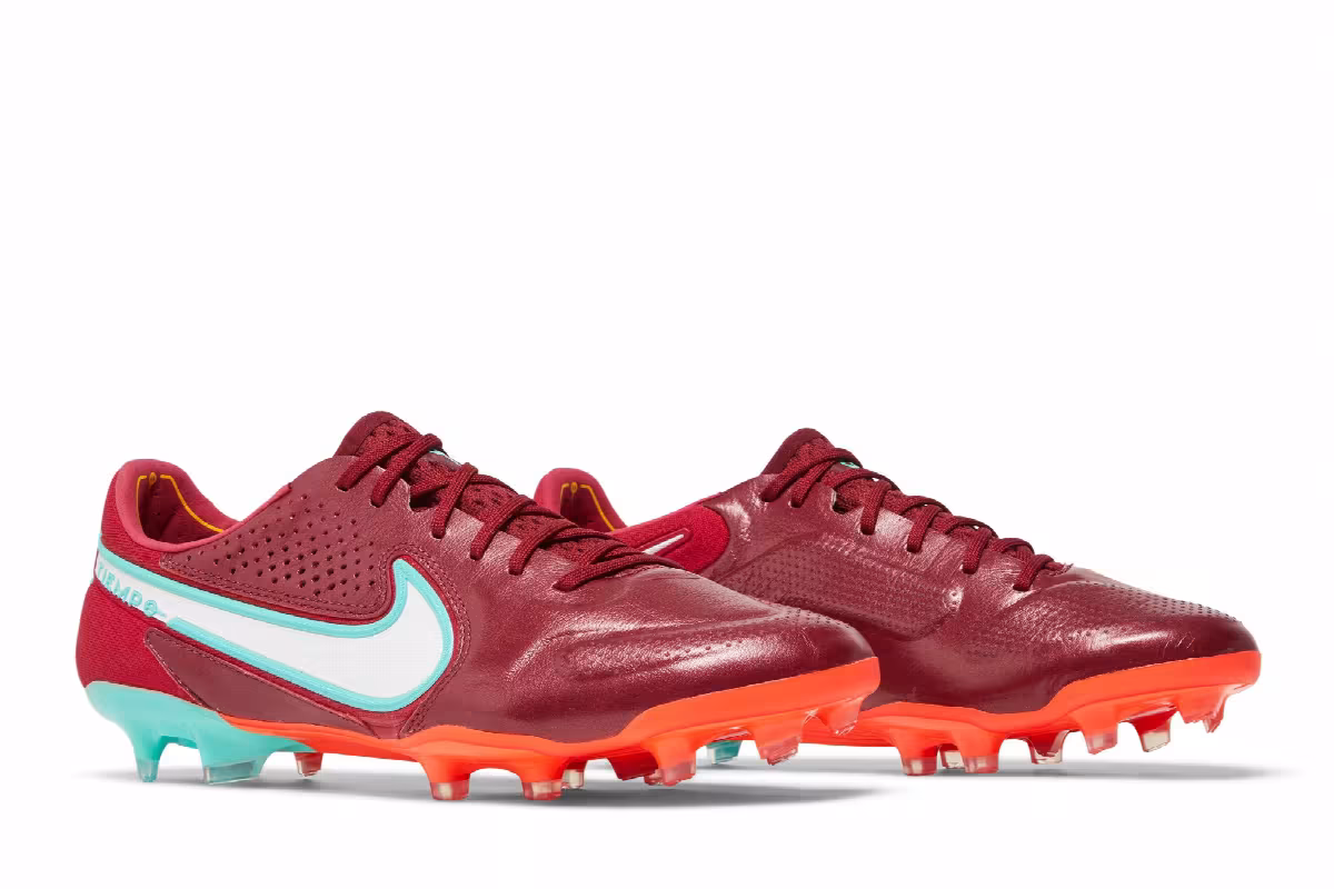 Nike Tiempo Legend 9 Elite FG Team Red Mystic Hibiscus, view 9
