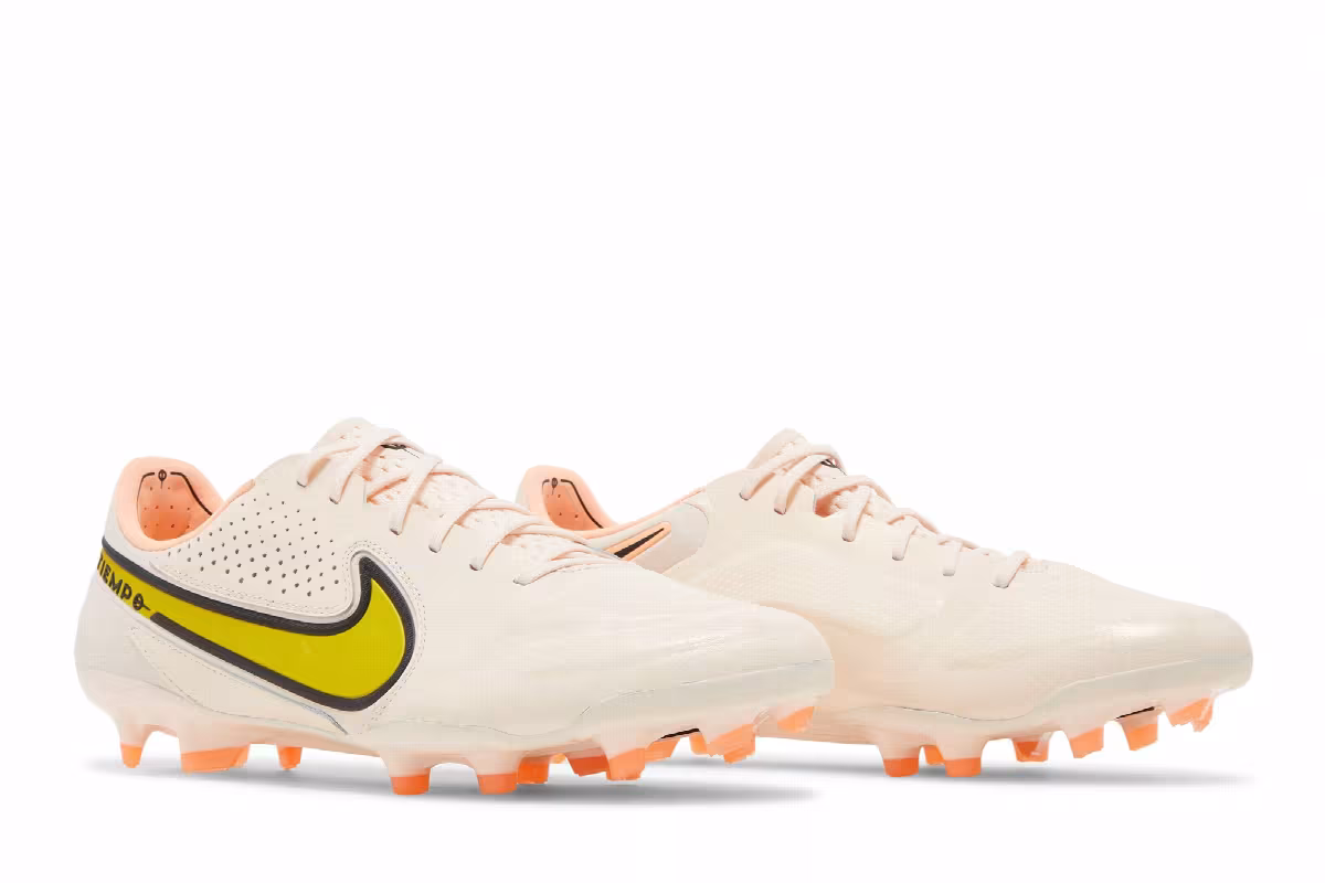 Nike Tiempo Legend 9 Elite FG Guava Ice Yellow Strike, view 9