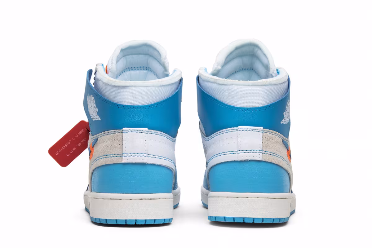 Off-White x Air Jordan 1 High OG UNC, view 7