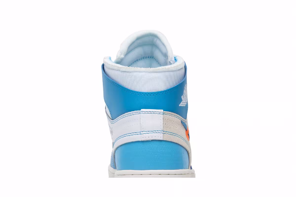 Off-White x Air Jordan 1 High OG UNC, view 8