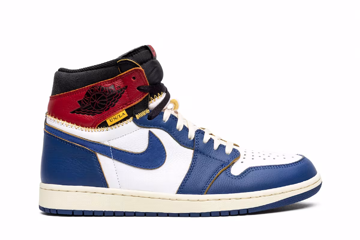 Union LA x Air Jordan 1 High NRG Storm Blue, view 2