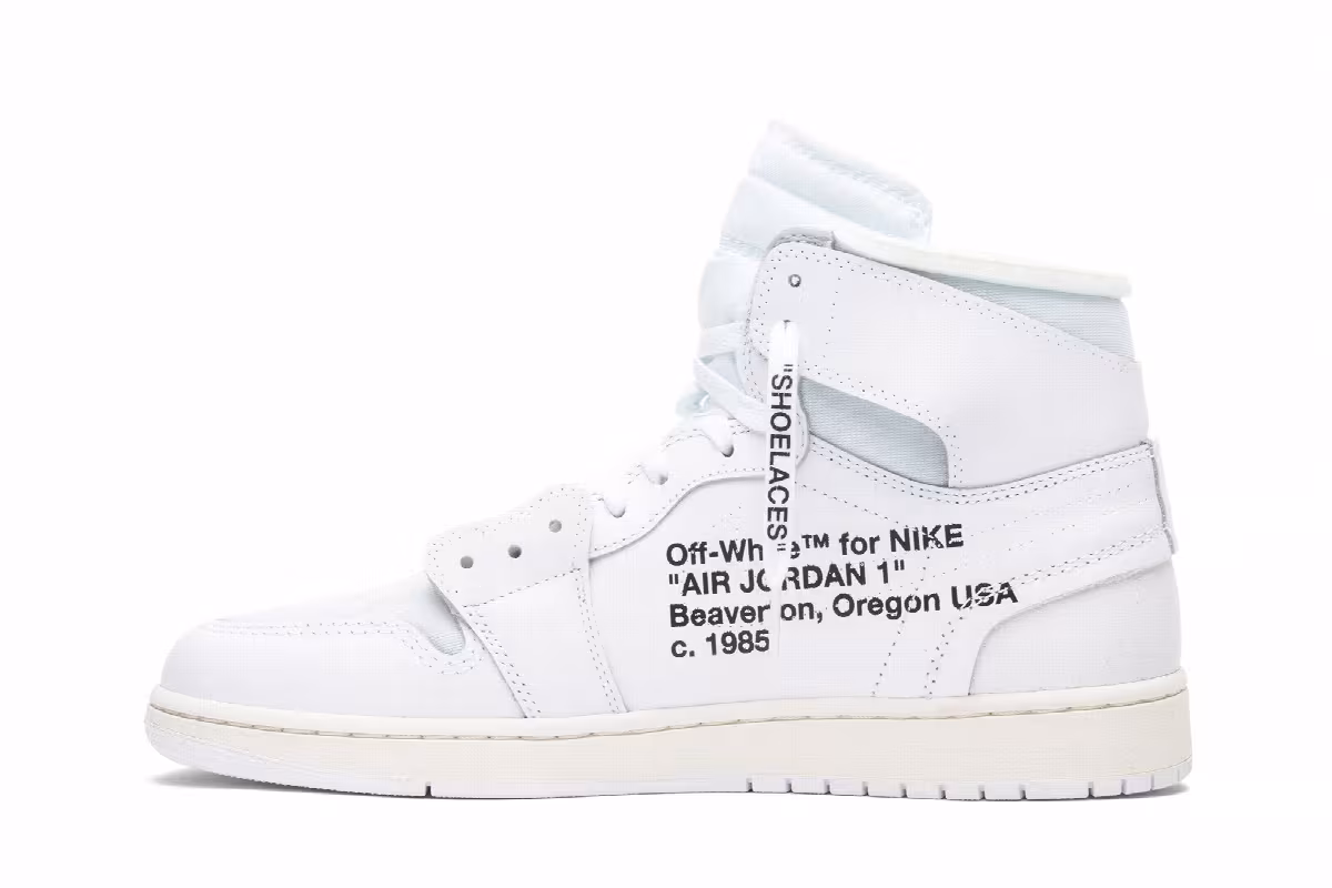 Off-White x Air Jordan 1 High OG White 2018, view 4