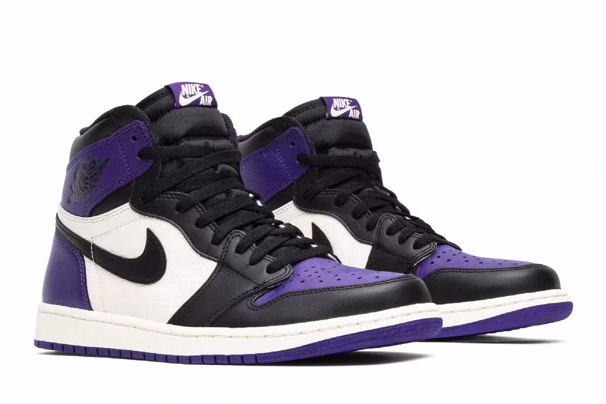 Air Jordan 1 High OG Court Purple, view 9
